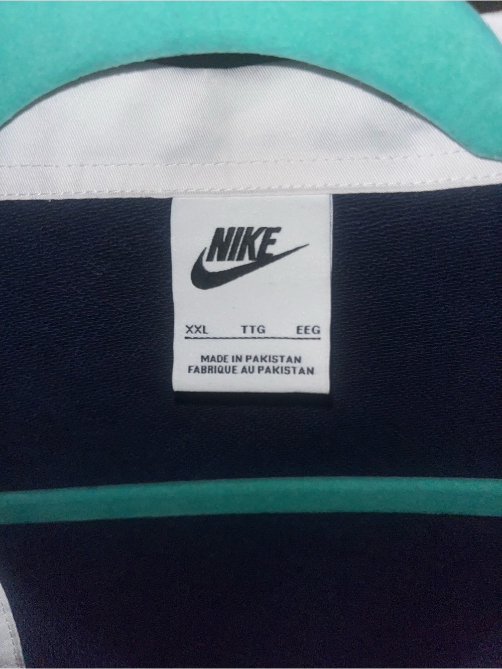 Nike Club Fleece Long Sleeve Polo Shirt XXL - Picture 6 of 8